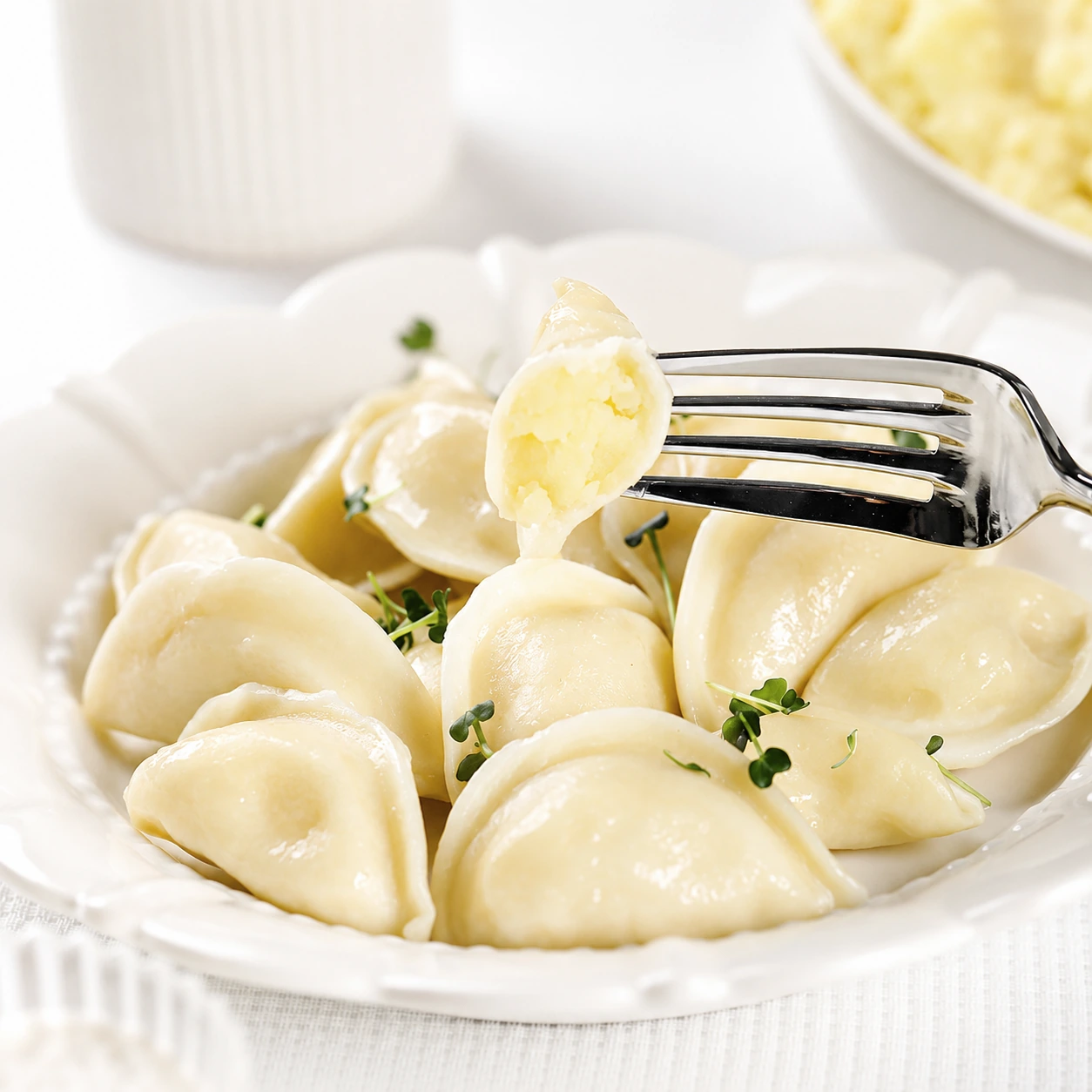 Вареники с картофелем