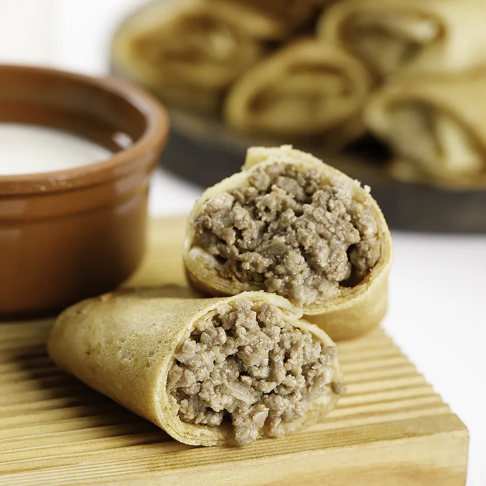 Блины с мясом