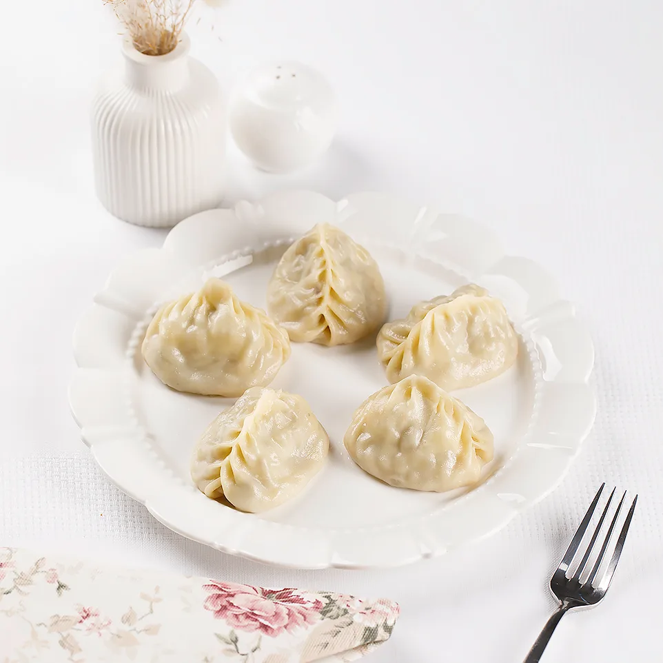 Манты с мясом и картофелем