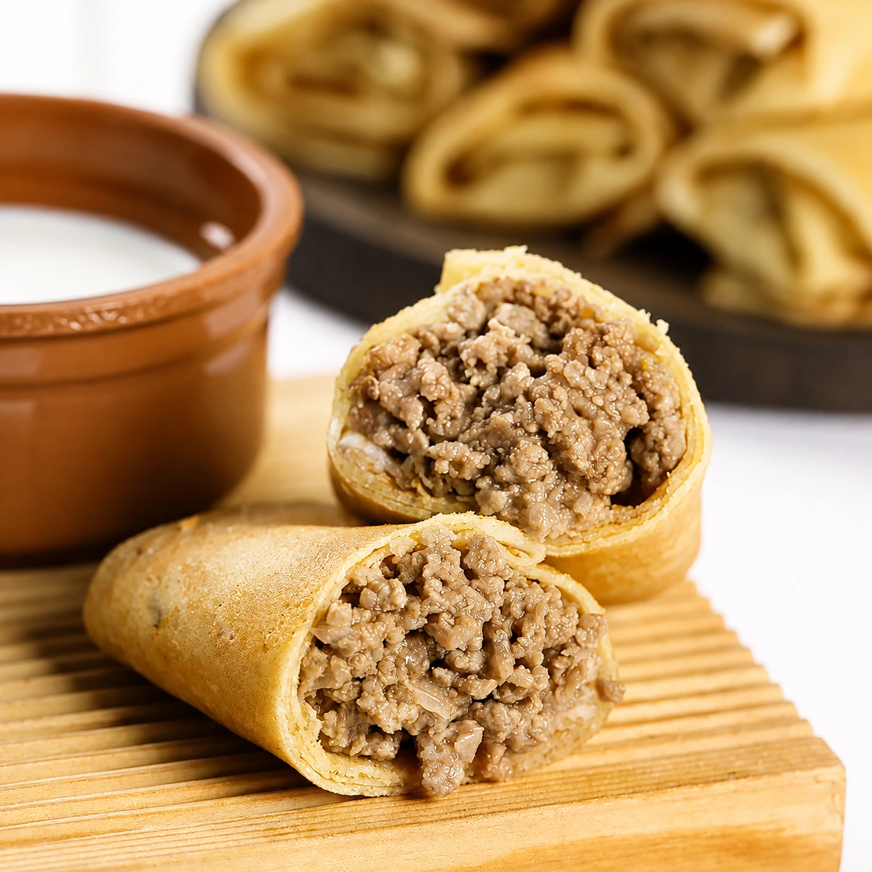 Блины с мясом